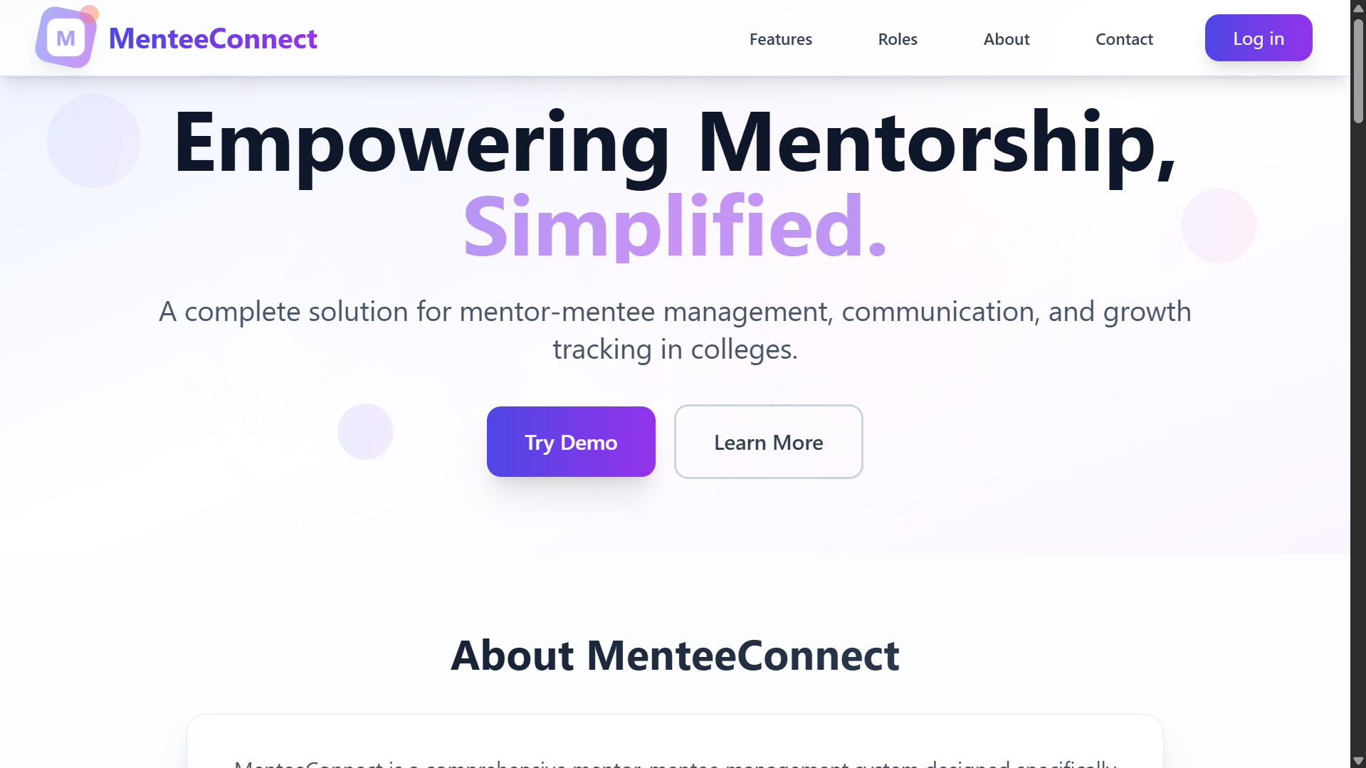 Mentee Connect